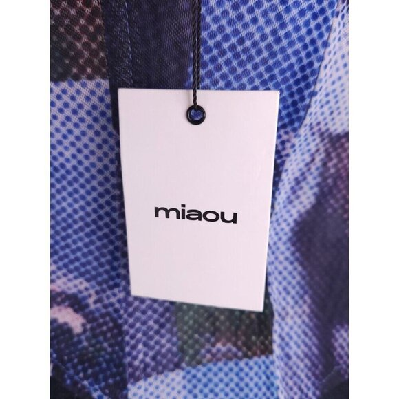 Miaou Aphex Corset Size XL Womens Blue Top $265 - Picture 9 of 15